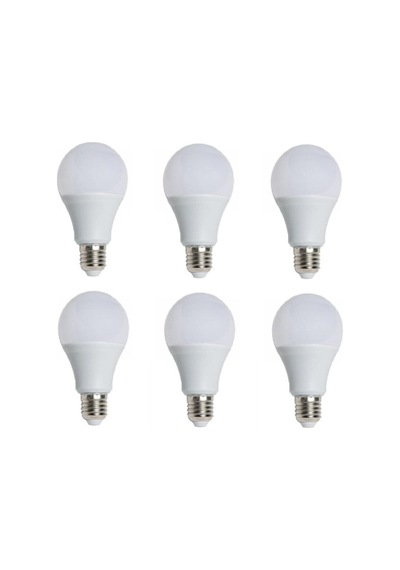 6 Adet 9 Watt E-27 Duylu Led Ampul Günışığı