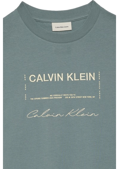 Calvin Klein Jeans Erkek Tişört Lv04re827g Gri