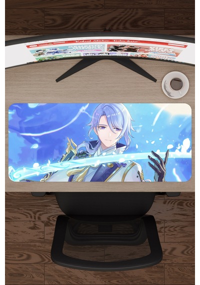 Ayato Genshin Impact Anime Gacha V3 - 70x30 Xl Gaming Mouse Pad Fare Altlığı