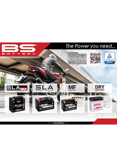 Bs Batery Btz10s-sla ( Yuasa Ytz10s-sla ) Motosiklet Aküsü
