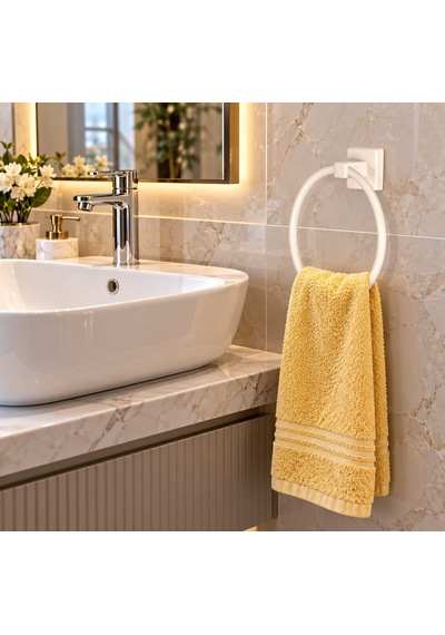Platin White Yuvarlak Havluluk Acar Ks8003 4 Renk