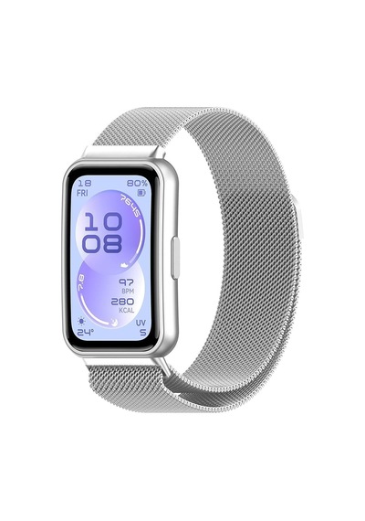 Band 11/11 Pro İle Uyumlu Kordon Manyetik Tasarımlı Paslanmaya Dayanıklı Band 11 Kordon Terletmeyen Nefes Alabilen Metal Hasır Band 11 Pro Kordonu