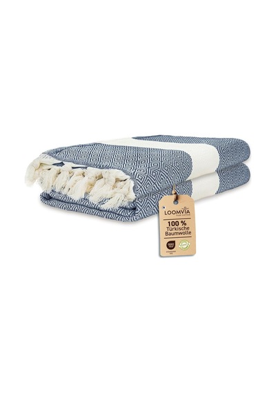 2'li Paket -%100 Pamuk Peştamal 100x180 Cm, Havuz Ve Plaj Havlusu, Spor Havlusu, Hızlı Kurur Ve Koku Yapmaz, Emici, Hafif Ve Kompakt, Gök Mavisi Diğer