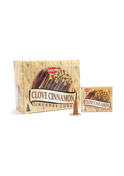 Clove Cinnamon Aromalı Konik Tütsü