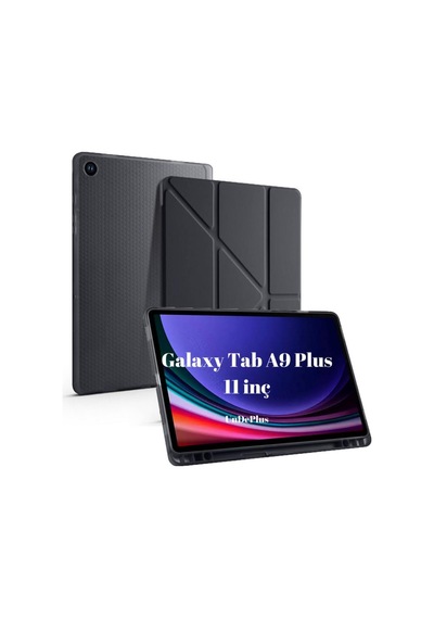 A9 11inç X210 X215 X216 İle Uyumlu Kılıf Kalem Bölmeli Trifolding Case Siyah Sku: Zeusb0dy6b9s78 Arka Kapak