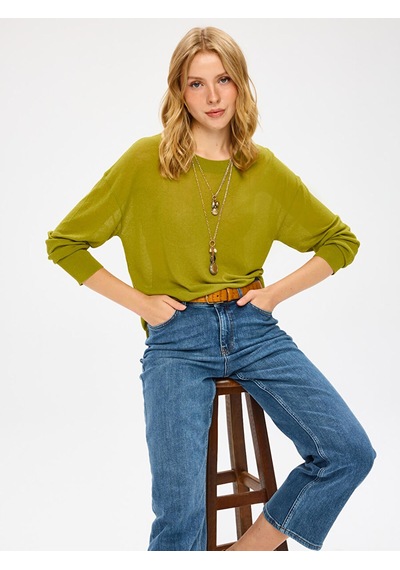 Faik Sönmez Mom Fit Beş Cep Elastanlı Jean Pantolon W27jpn009 Uw27jpn00927 İndigo