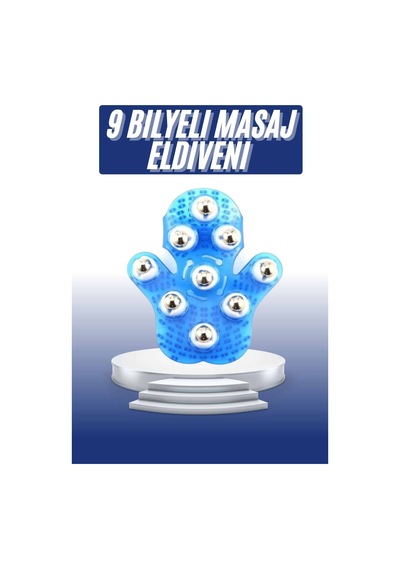 Masaj Aleti El Şeklinde Omuz Bacak Bilyeli Masaj Eldiveni El Şekilli - Özel Seri 2005055584855