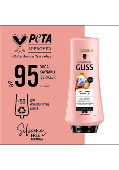 360 Ml Kırık Uçları Mühürleyen Saç Kremi, Yıpranmış Saçlar İçin