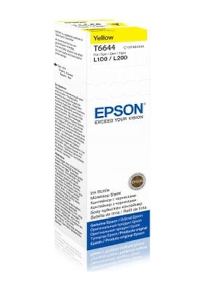 Epson C13t66444a T6644 Yellow Mürekkep L110-l200-l550-l355 Altın