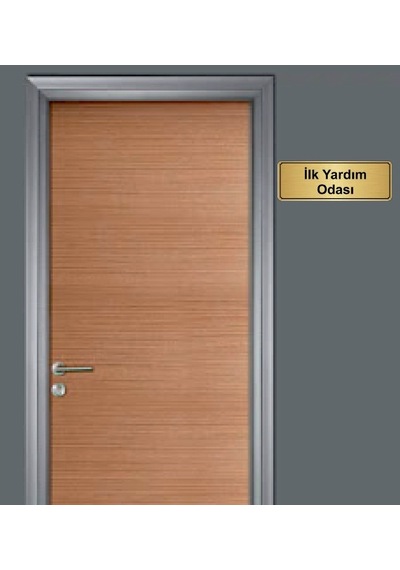 10X20 Cm Ilk Yardım Odası Yazılı Metal Yönlendirme Levhası