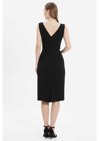 Selen Kadın Elbise 25ysl7584 Siyah