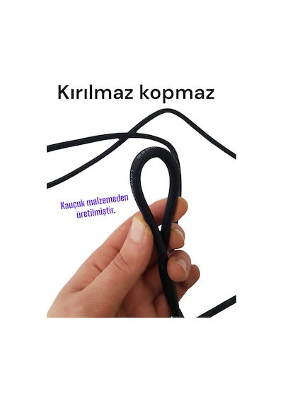 Saç Düzleştirici Kablosu  Kauçuk Esnek Kablo Uyumlu