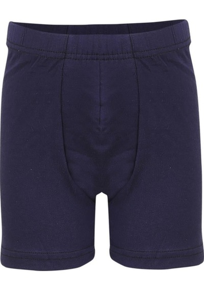 Akbeniz Erkek Çocuk 3'lü Lacivert Boxer Beyaz