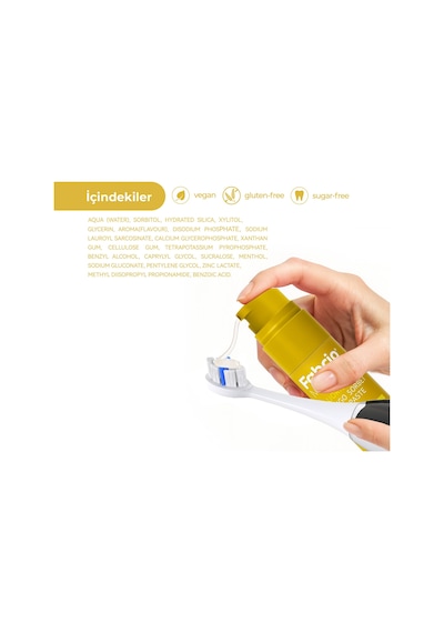 Fabcio Mysmile Florürsüz Diş Macunu Mango Sorbe Ferahlığı Tam Koruma