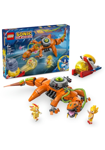 LEGO® Sonic the Hedgehog™ Super Shadow, Biolizard’a Karşı 77003 - 9 Yaş ve Üzeri Çocuklar için Yaratıcı Oyuncak Yapım Seti (419 Parça)