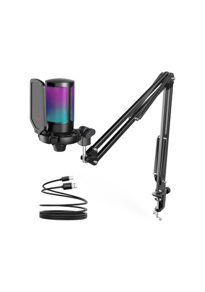 Fifine Ampligame A6t Twitch - Youtuber - Gamer - Tiktok - Yayıncı Usb Mikrofon Seti