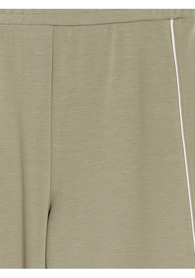 Lcw Modest Haki Şerit Detaylı Soft Touch Kadın Eşofman Altı
