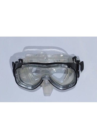 Atmaca_Av Siyah Çerçeveli Seffaf Maske / Arası Acık