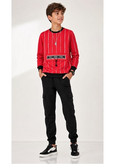 Erkek Çocuk Kırmızı Sweatshirt