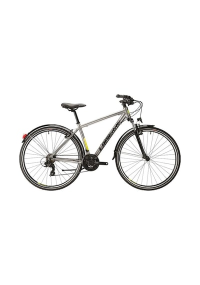 Lapıerre Trekkıng 1.0 Erkek Şehir Bisikleti V 410h 28 Jant 21 Vites Gri Lime Yeşil Siyah Gri