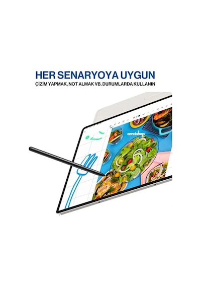 Samsung Galaxy Tab S10 Fe 10.9" S10 Fe Plus 13.1" Uyumlu Spen Stylus Tablet Kalemi Yedek Uç Seti