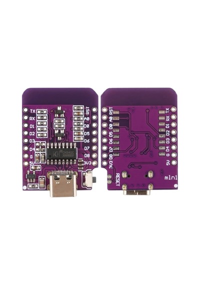 Wemos D1 Mini V4.0 Esp8266 Geliştirme Kartı Type-c Girişli Wifi Mikrokontrolcü Modülü