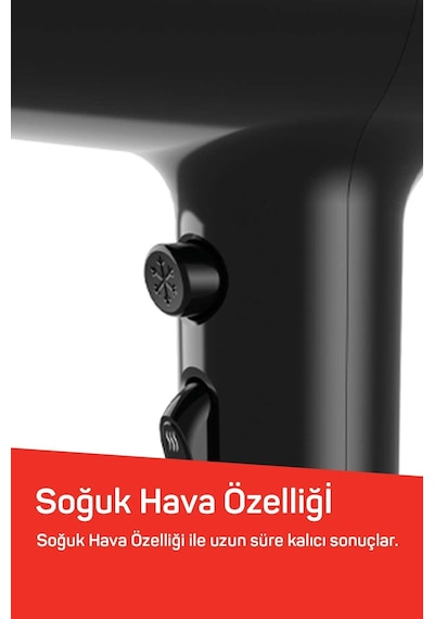 Arzum AR5134 Hairstar Neo Saç Kurutma Makinesi 2300 W, Soğuk Hava Fonksiyonu, Siyah