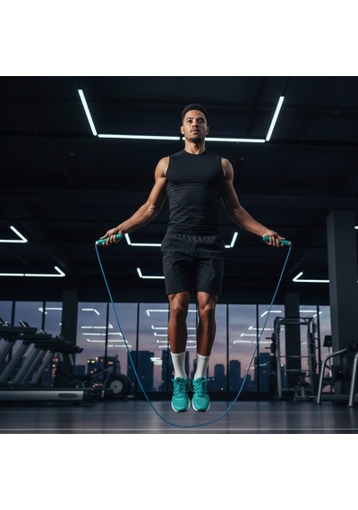 7 Metre Deri Ayarlanabilir Atlama İpi - Fitness - Crossfit- Rope - Sağlık - Egzersiz - Spor