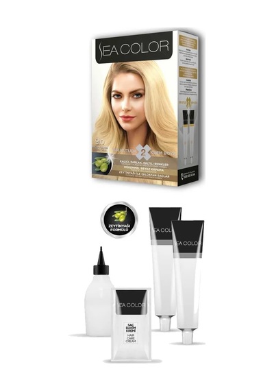 Jenerik 2x2 Tüp Krem Saç Boyası Seti Buğday Sarısı No:9.0