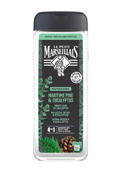 Le Petit Marseillais Men Deniz Çamı Ve Okaliptüs Duş Jeli 400 ML