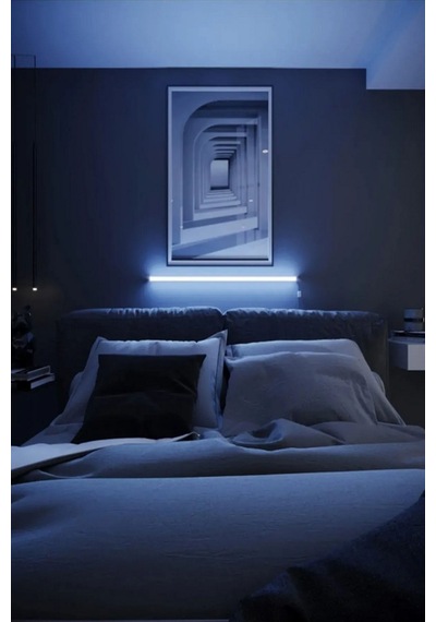 Çok Renkli Led Abajur Yapışkanlı 1 Metre Her Alana Uygun Uzaktan Kumandalı