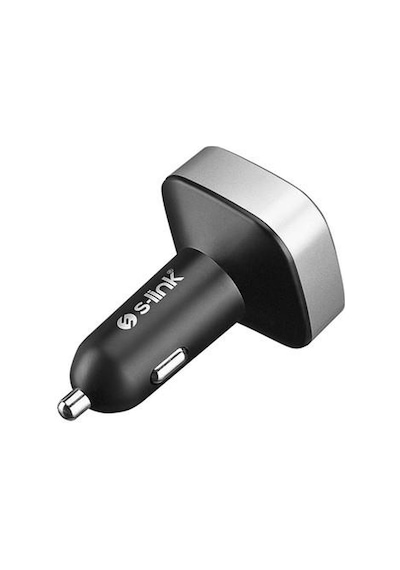 S-link Sl-bt401 Rgb Bluetooth V5.0 Led Ekran Tf Kart 64g Max Çift Usb Qc3.0+5v/2.4a Hızlı Şarjlı Fm Transmitter