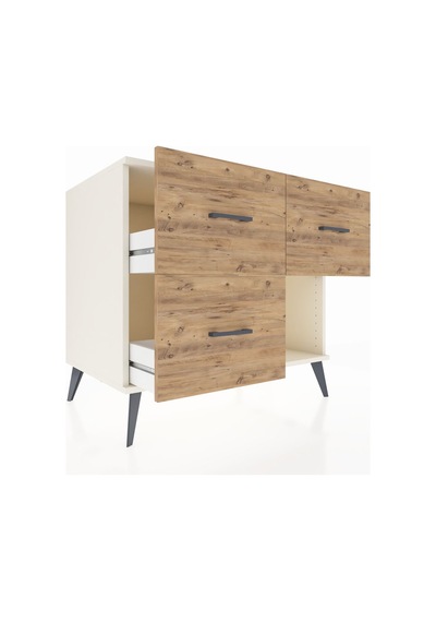Kronos Şifonyer 3 Çekmeceli 88x59x80 Aytaşı-antrasit/çam Antrasit/çam Kronos Şifonyer 3 Çekmeceli 88x59x80 Aytaşı-antrasit/çam Antrasit/çam