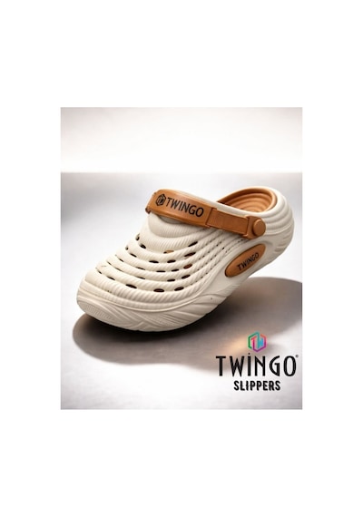Twingo Günlük Ortopedik Lux Eva Terlik Unisex Ekru