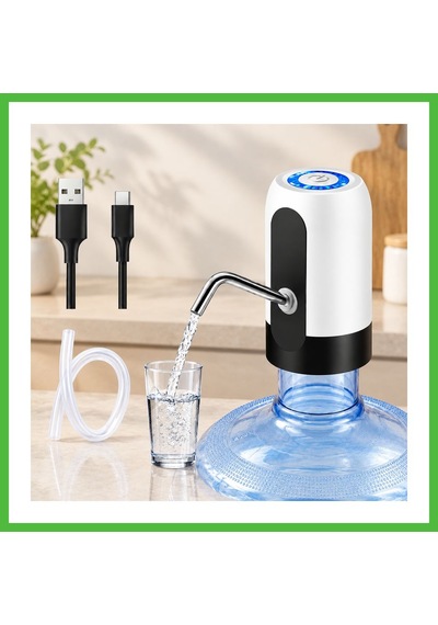 Vaveni Usb Şarjlı Otomatik Damacana Su Pompası 4w 800mah Arz Çok Renkli