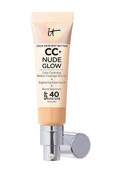 It Cosmetics Cc+ Nude Glow Lightweight Foundation + Glow Serum Spf 40 - Medium Medium