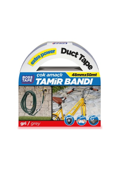 Duct Tape Tamir Bandı Gri 48Mmx50Mt