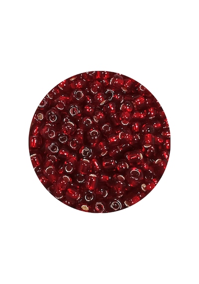 Dökme Cam Kum Boncuk 8/0 3 Mm - 20 Gram - Koyu Kırmızı - Bnc183