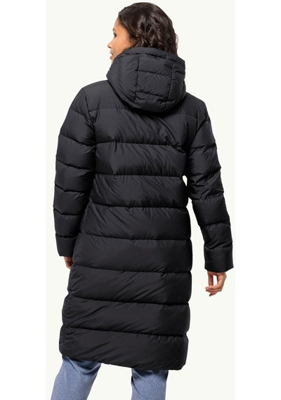 Jack Wolfskin Frozen Palace Coat Kadın Mont Siyah
