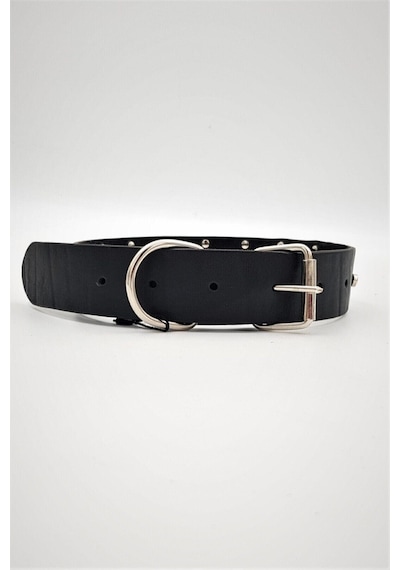 Desingshop Hakiki Deri Ayarlanabilir Büyük Irk Köpek Tasması 4 x 45 CM