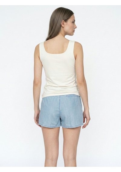 LOFT Slim Fit Kadın Bluz K.kol Lf2043642 Q1.v1 Beyaz LOFT Slim Fit Kadın Bluz K.kol Lf2043642 Q1.v1 Beyaz