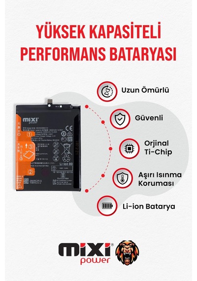 Huawei Y7 2019 / Y9 2019 / Mate 9 Uyumlu Tam Kapasite Batarya Tr Garantili