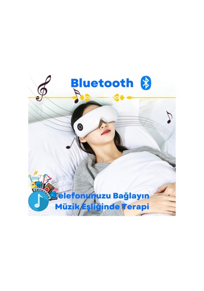 DailyLink Bluetooth Müzik Göz Yüz Terapi Masaj Aleti Şarjlı Çok Renkli