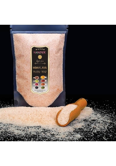 Hanzade Bitkisel Pembe Himalaya Tuzu Toz 3 x 1 KG