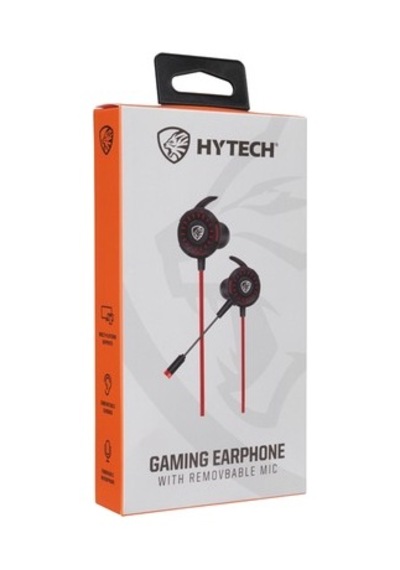 Hytech Oyuncu Kulak İçi Mikrofonlu Kırmızı Kulaklık