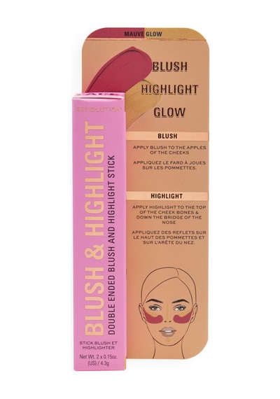 Revolution Allık & Aydınlatıcı Stick Mauve Glow 0