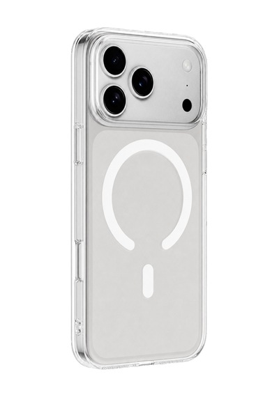 Apple Uyumlu iPhone 18 Pro Max Combo Sert Şeffaf Magsafe Kapak - Şeffaf