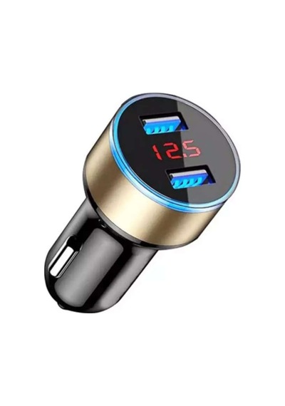 Herşey Fırsat Oto Telefon Şarj Cihazı 2Li Usb-Gold