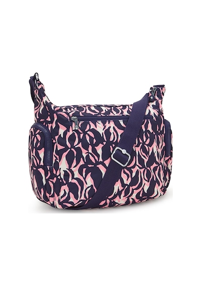 Kipling Kıplıng Gabb Orta Boy Omuz Çantası Desenli Palm Mood Desenli Çok Renkli