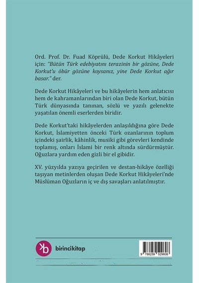 Dede Korkut Hikayeleri / Menekşe Özkaya Tutum